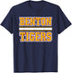 Benton Tigers Horizontal Stripes T-Shirt - T-Shirt | Navy