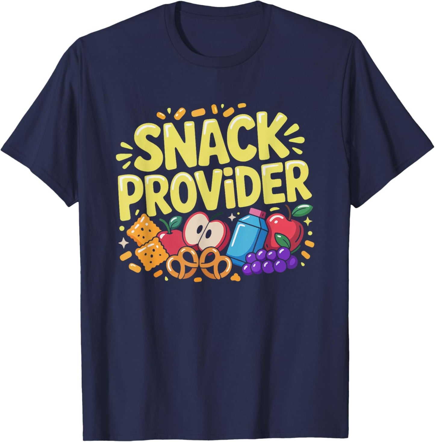 Fournisseuse De Gouters Maman Tout Petit Service Gouter T-Shirt - T-Shirt | Navy