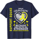 Grandson Sarcoma Cancer Awareness Supporter Products Family T-Shirt - T-Shirt | Navy