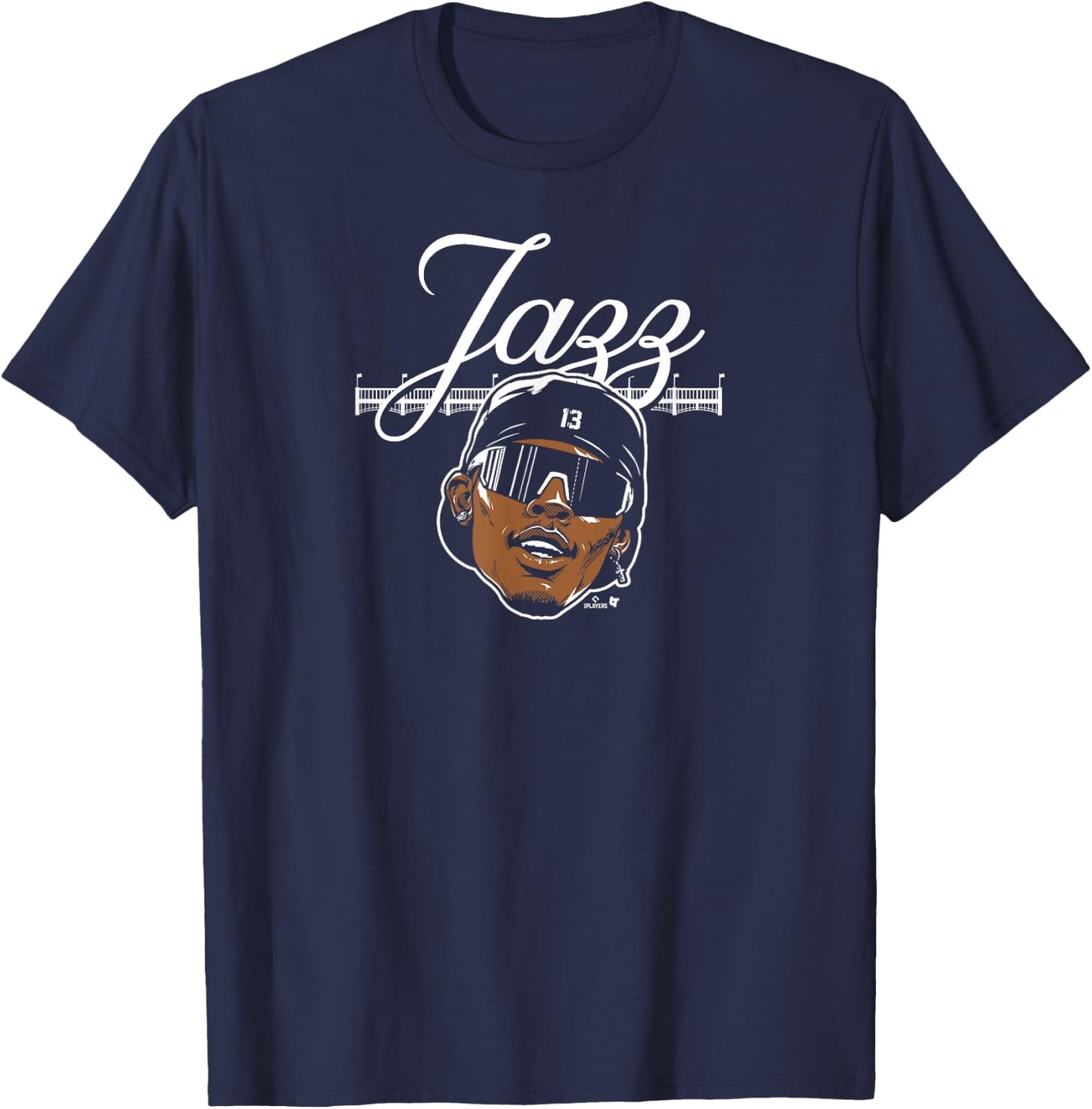 Jazz Chisholm - Swag Head - New York Baseball T-Shirt - T-Shirt | Navy
