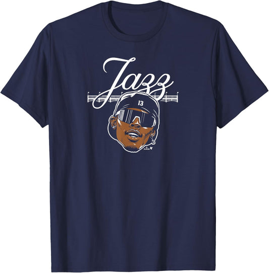 Jazz Chisholm - Swag Head - New York Baseball T-Shirt - T-Shirt | Navy