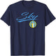 WNBA Chicago Sky Officially Licensed T-Shirt - T-Shirt | Navy