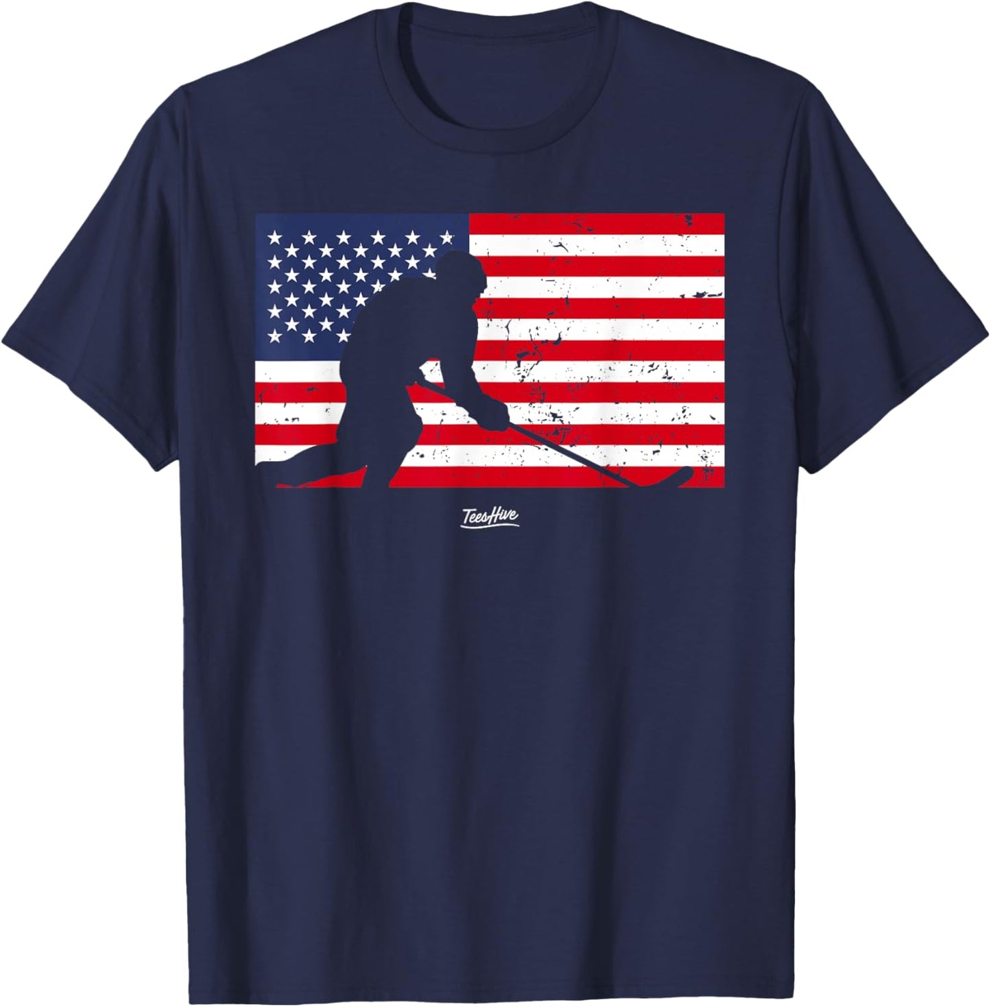 Hockey Kids Men T-Shirt - T-Shirt | Navy