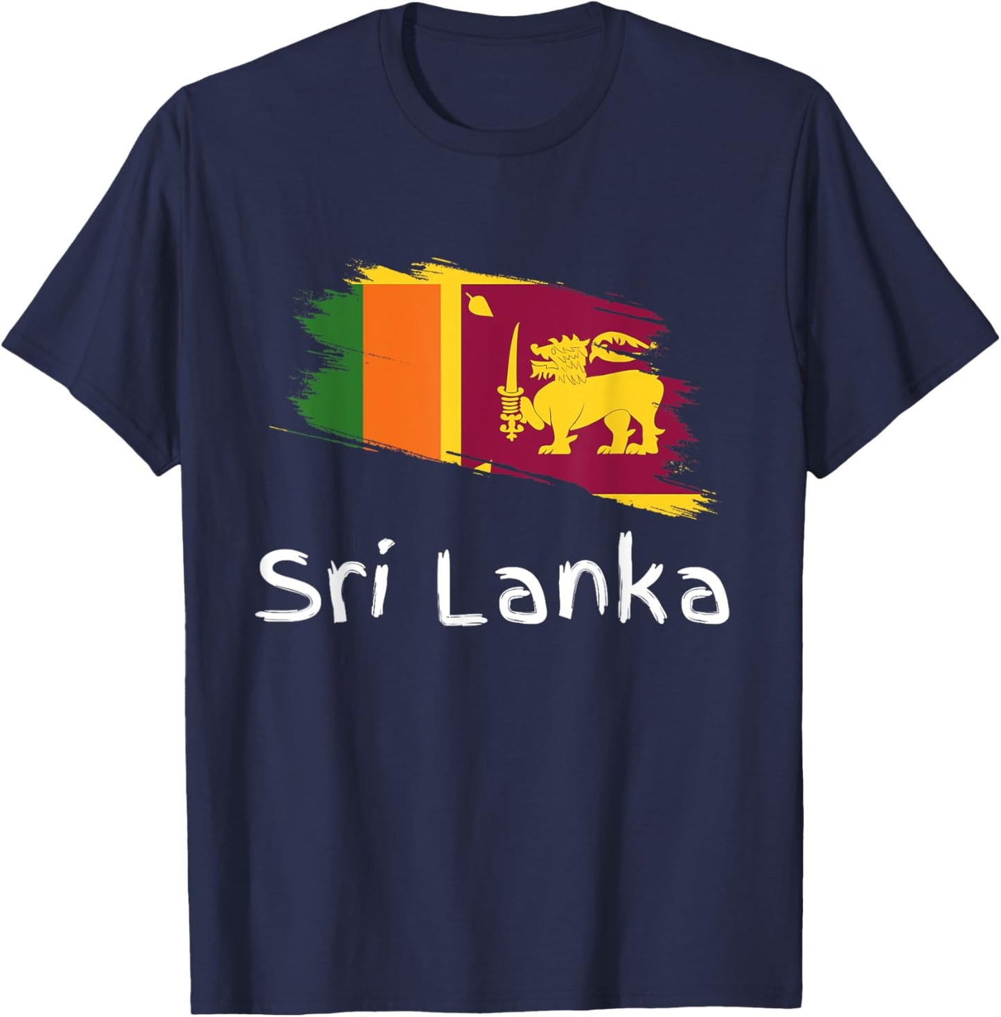 Sri Lanka Flag Sri Lankan Culture Patriotic Sri Lanka T-Shirt - T-Shirt | Navy