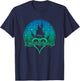 Disney Kingdom Hearts Iconic Kingdom Castle Big Chest Poster T-Shirt - T-Shirt | Navy