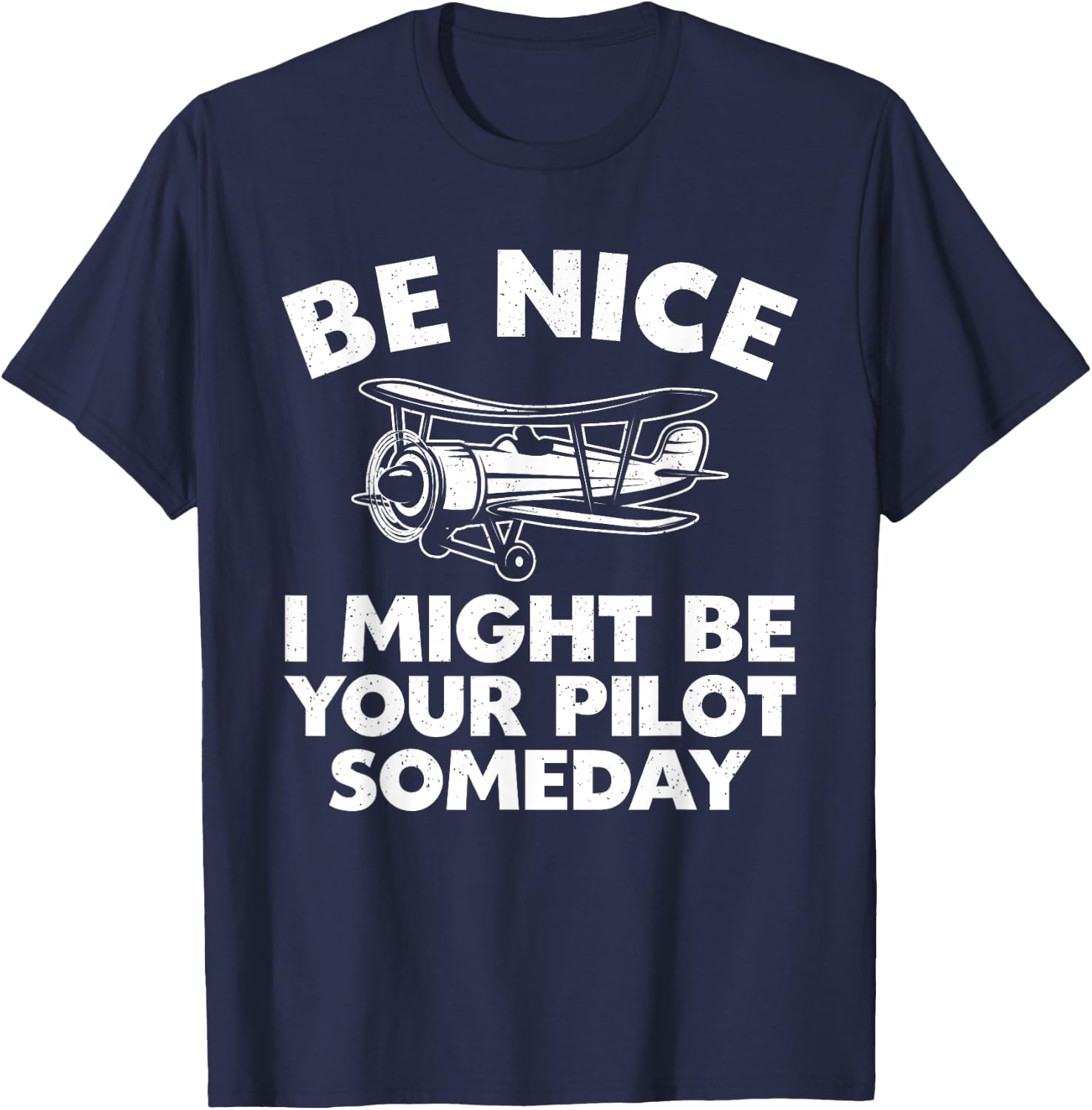 Funny Pilot Design Women Aviation Airplane Pilot T-Shirt - T-Shirt | Navy