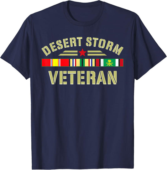 Desert Storm Veteran T-Shirt - T-Shirt | Navy