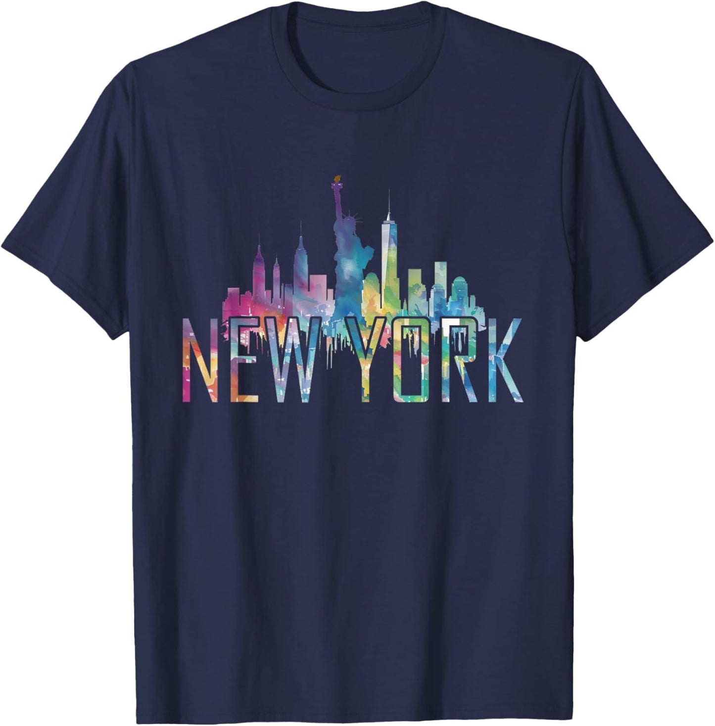 New York City New York NY | Skyline T-Shirt - T-Shirt | Navy
