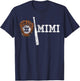 Number One Baseball Mimi for Mothers day Funny Baseball Mimi T-Shirt - T-Shirt | Navy