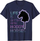 Hobby Horse- Hobby Horsing- Hobby Horse Lover-horse on Stick T-Shirt - T-Shirt | Navy