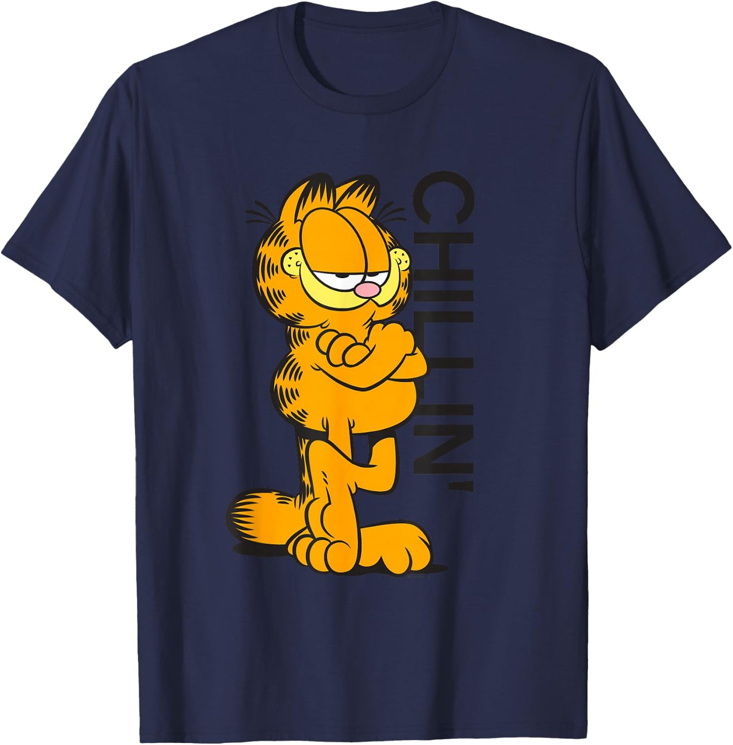 Garfield Classic Chillin' T-Shirt - T-Shirt | Navy