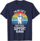 I'm My Cat's Emotional Support Human T-Shirt - T-Shirt | Navy