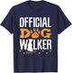 Official Dog Walker T-Shirt - T-Shirt | Navy