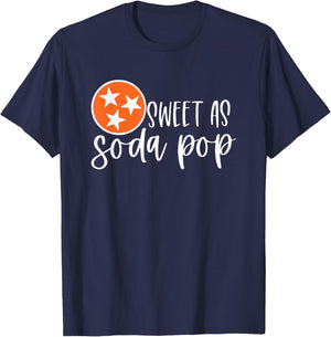 Wild as a Mink but Sweet as Soda Pop Southern Saying T-Shirt - T-Shirt | Navy