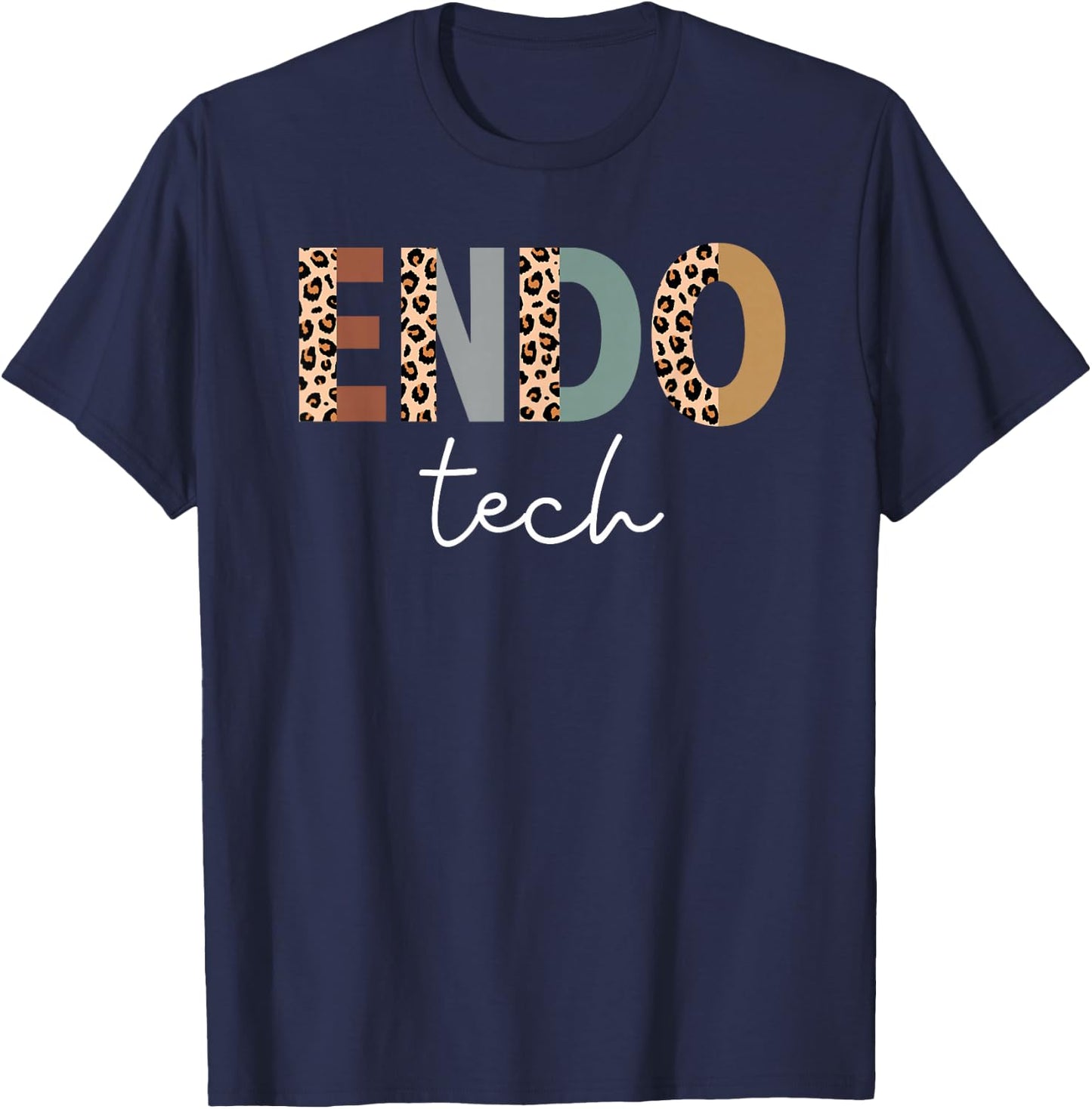 Endo Tech Endoscopy Technician Gastrointestinal GI Tech T-Shirt - T-Shirt | Navy