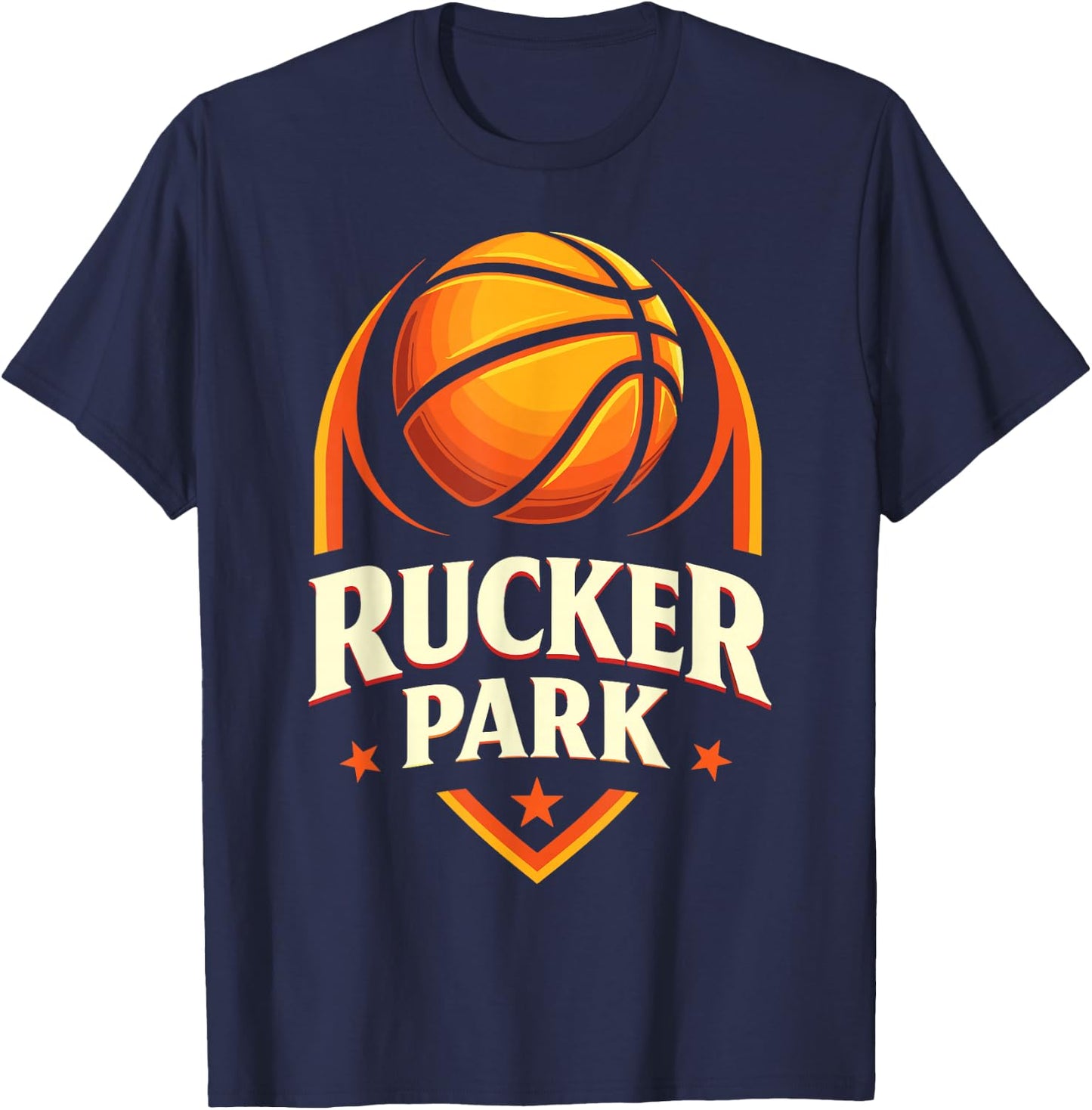 Rucker Park Basketball, Rucker Park Harlem, Rucker Park T-Shirt - T-Shirt | Navy