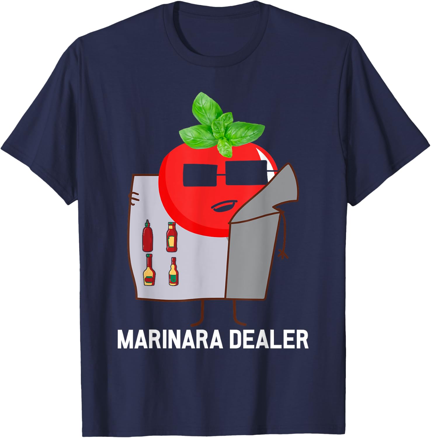 Marinara Sauce Dealer T-Shirt - T-Shirt | Navy