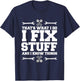I repair things and I know things car mechanic T-Shirt - T-Shirt | Navy