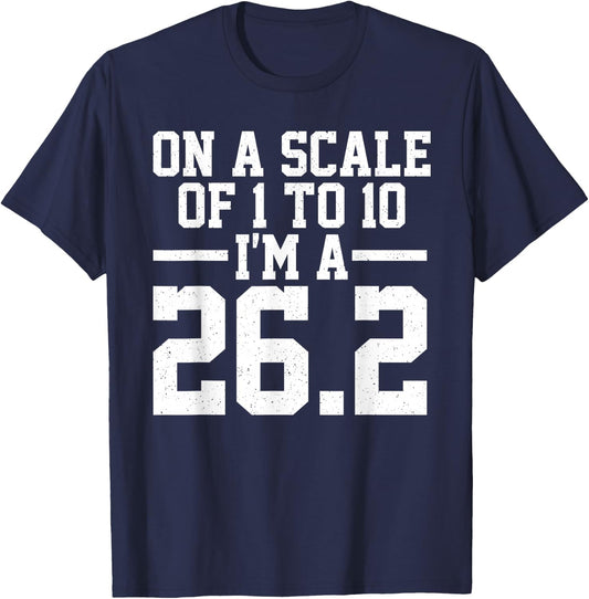 Cool Marathon Runner Design Women Marathon Running T-Shirt - T-Shirt | Navy