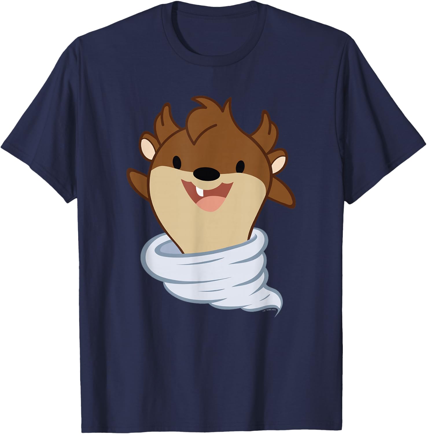 Looney Tunes Chibi Baby Tasmanian Devil T-Shirt - T-Shirt | Navy