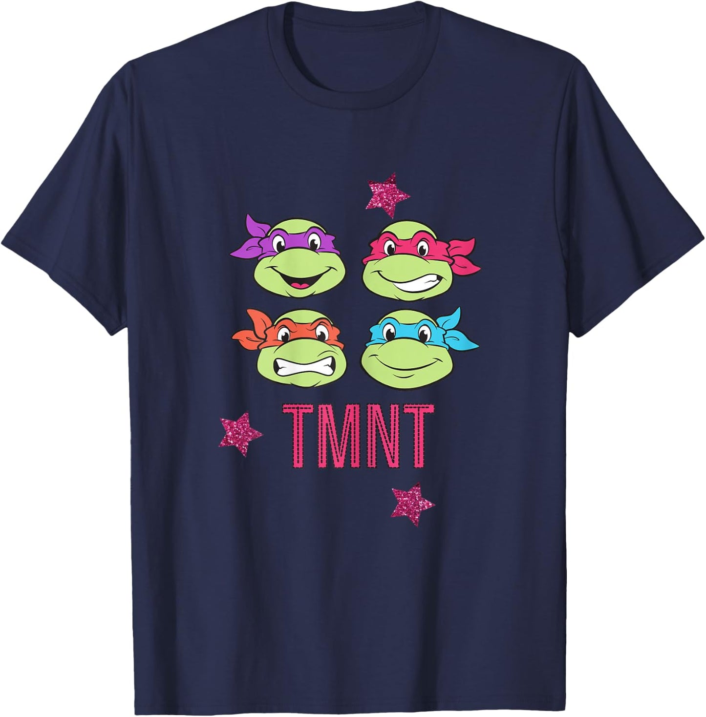 Teenage Mutant Ninja Turtles Characters and Stars T-Shirt - T-Shirt | Navy