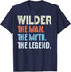 Wilder The Legend Name Personalized Cute Idea Men Vintage T-Shirt - T-Shirt | Navy