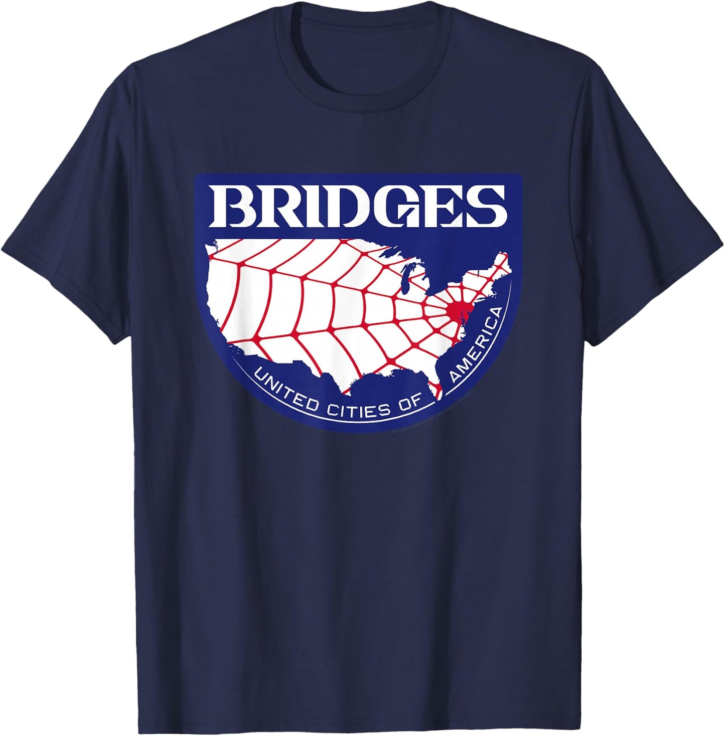 Death Stranding Organization Bridges Video Gaming Merch T-Shirt - T-Shirt | Navy