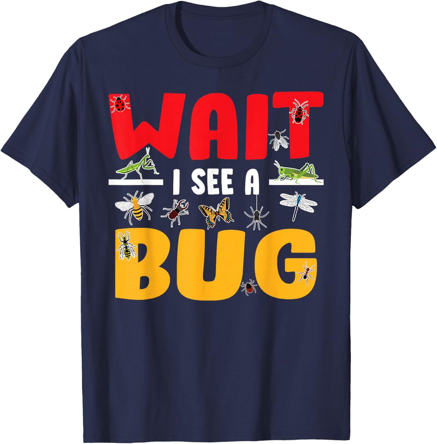 Funny Bug Women Insect Ladybug Science Entomologist T-Shirt - T-Shirt | Navy