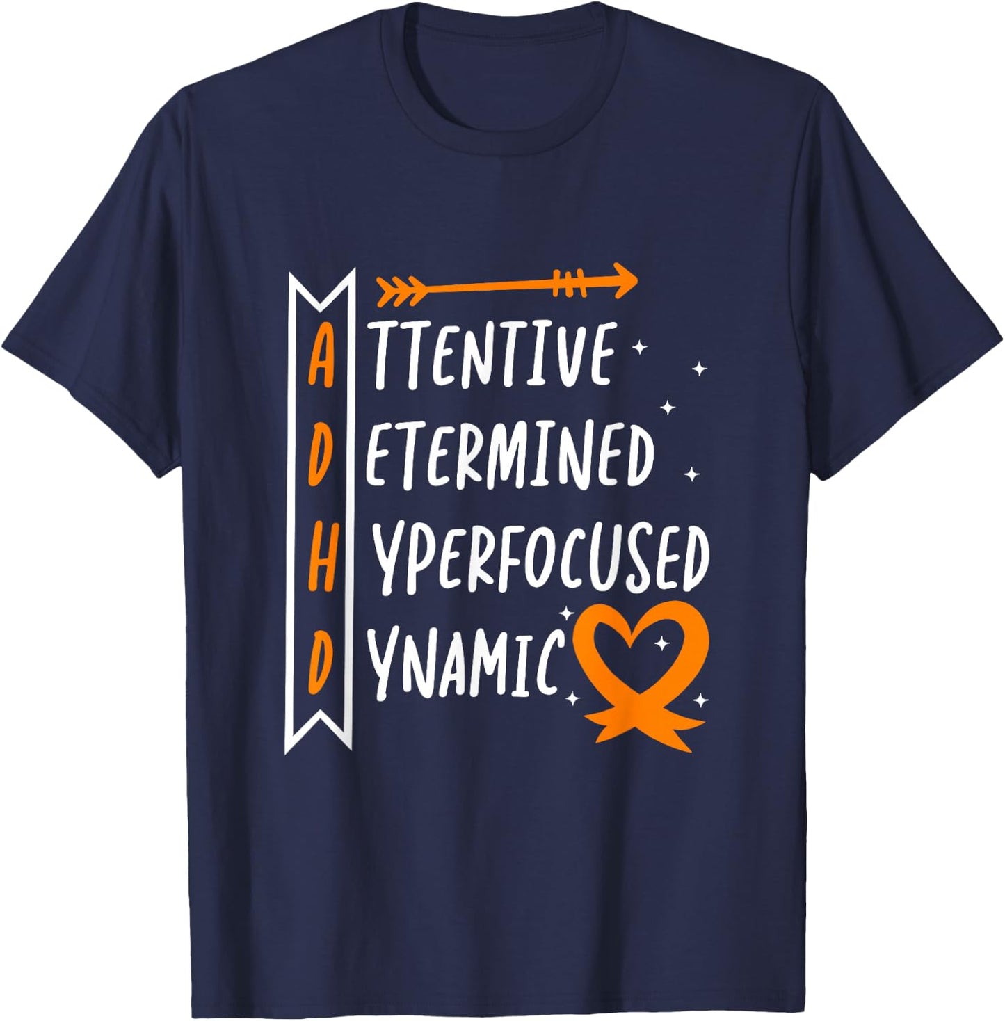 ADHD Awareness T-Shirt - T-Shirt | Navy