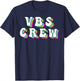 Retro VBS Crew VBS 2024 Vacation Bible School Christian T-Shirt - T-Shirt | Navy