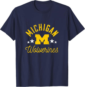 Kids University of Michigan Wolverines U of M Wolverines T-Shirt - T-Shirt | Navy