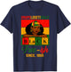Juneteenth Unapologetically Periodic Black Women Men Kids T-Shirt - T-Shirt | Navy