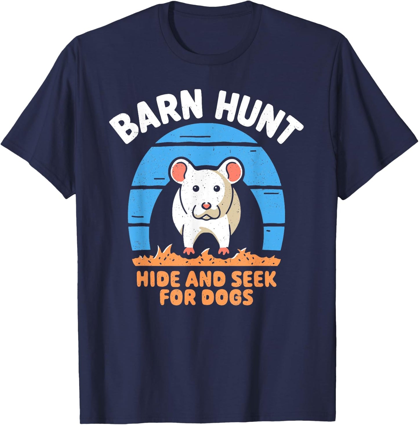 Barn Hunt Hide And Seek for Dog Women T-Shirt - T-Shirt | Navy