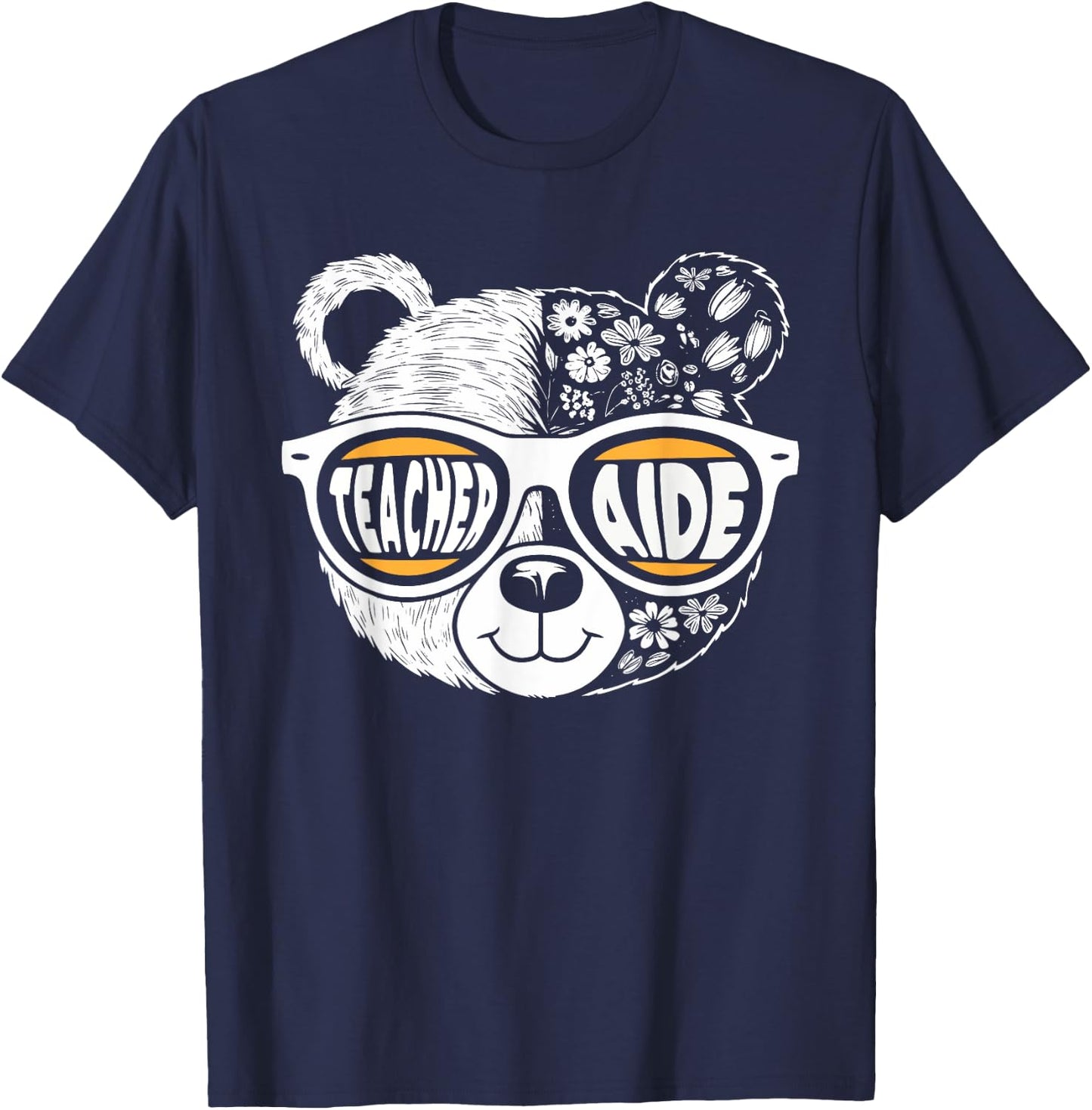 Teacher Aide Substitute Teacher Assistant Back to School T-Shirt - T-Shirt | Navy