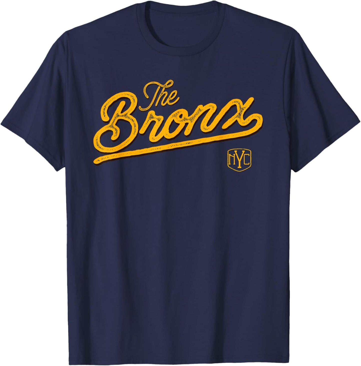 Vintage The Bronx NY Designer Youth T-Shirt - T-Shirt | Navy
