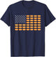 Hot Dog American Flag - Hot Dog Lover Fast Food Wiener T-Shirt - T-Shirt | Navy