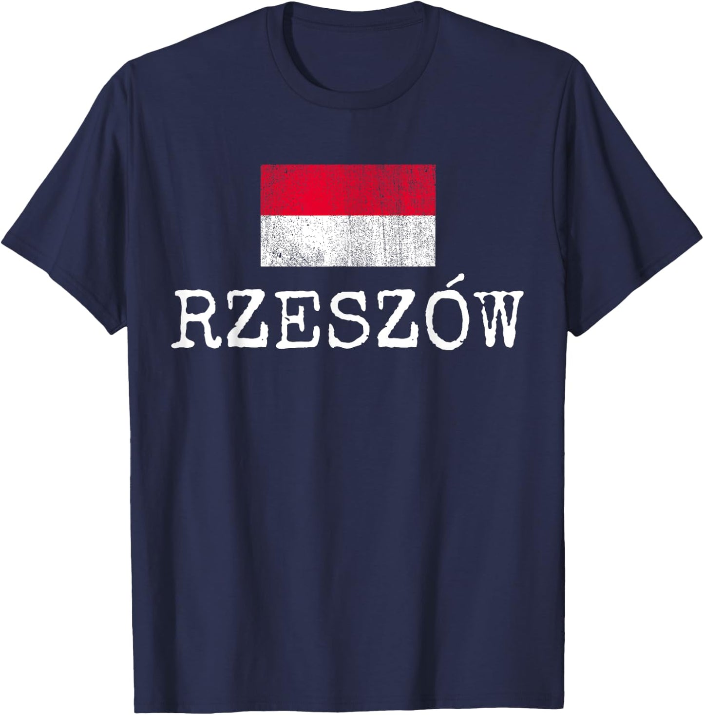 Rzeszow Poland City Polska Country Vacations Polish Travel T-Shirt - T-Shirt | Navy