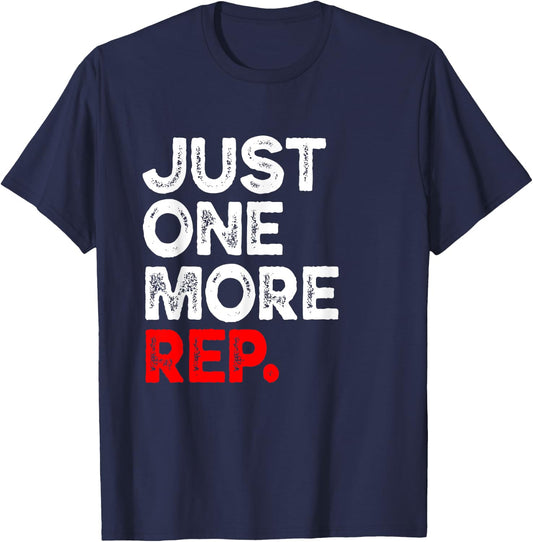 Just one more Rep Bruh Funny Gym Training Workout T-Shirt - T-Shirt | Navy