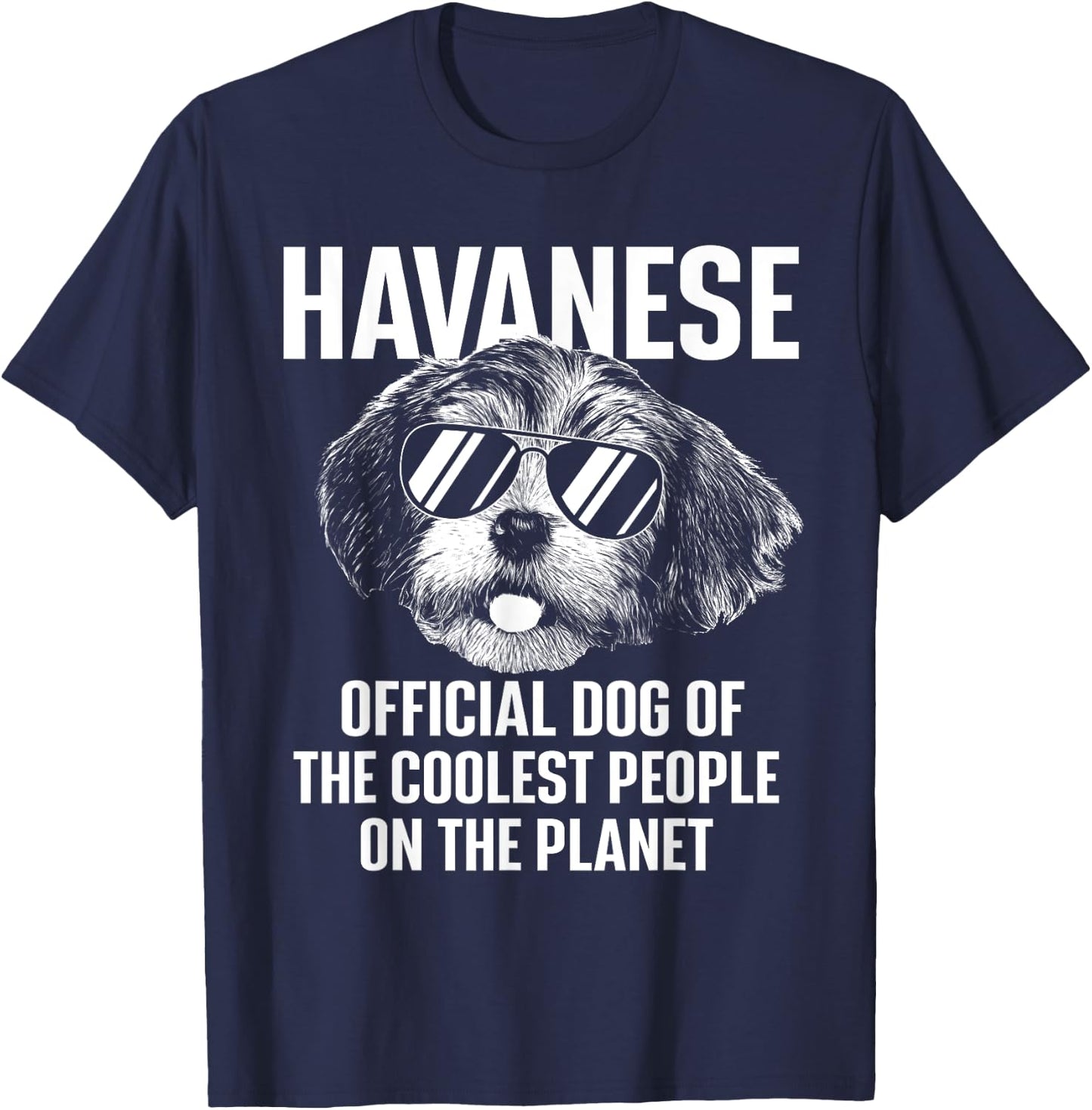 Havanese Official Dog of the Coolest People - Havanezer Women Kids T-Shirt - T-Shirt | Navy