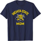Wichita State University Shockers Arched Mom T-Shirt - T-Shirt | Navy