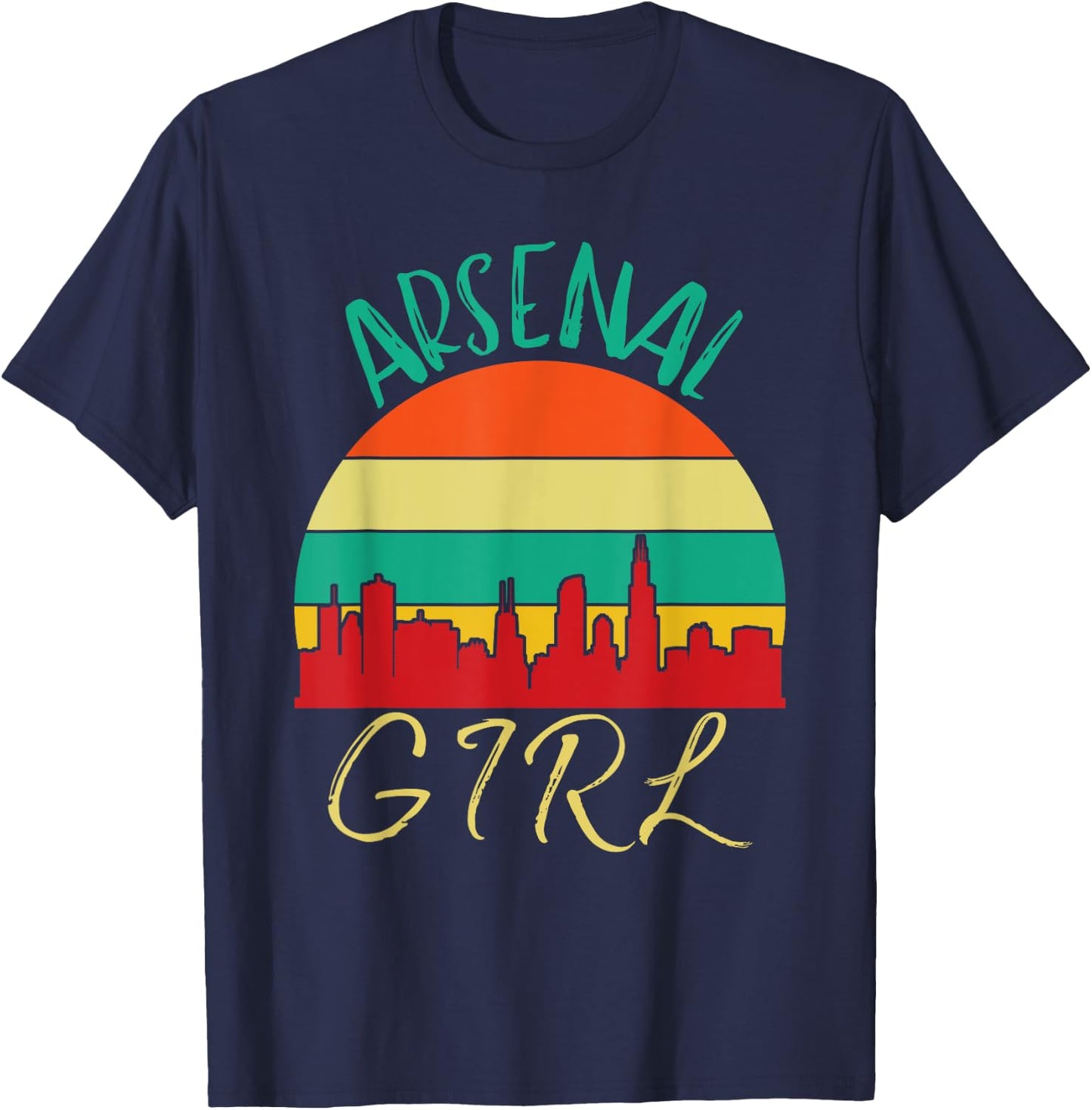 Arsenal Girl Love Arsenal Souvenir T-Shirt - T-Shirt | Navy