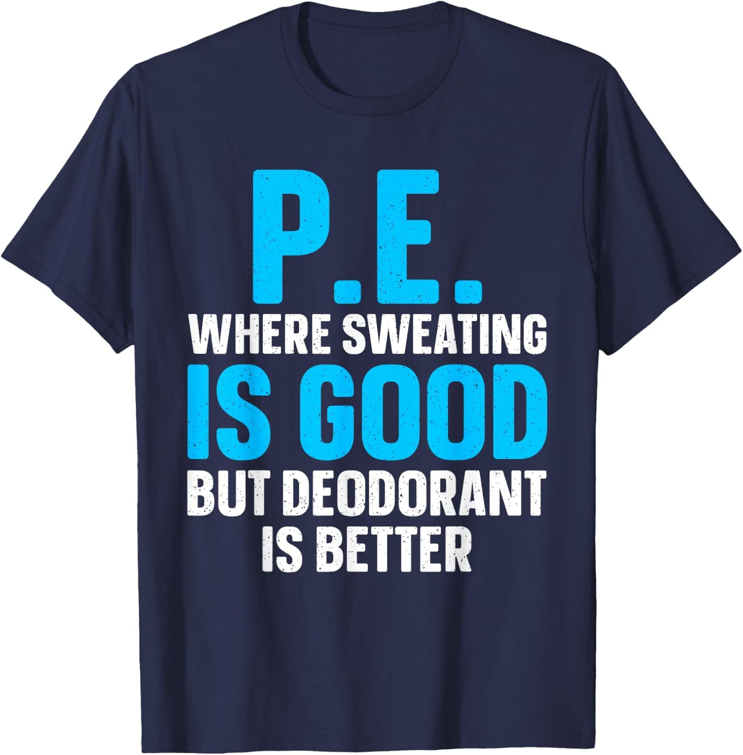 Cool PE Teacher Art Women Physical Education Teacher T-Shirt - T-Shirt | Navy