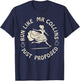 Run Like Mr Collins Just Proposed Funny Running And Books T-Shirt - T-Shirt | Navy