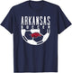 University of Arkansas Razorbacks Soccer T-Shirt - T-Shirt | Navy