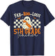 Fab Boo Lous 5th Grade Teacher Retro Ghost Spooky Halloween T-Shirt - T-Shirt | Navy