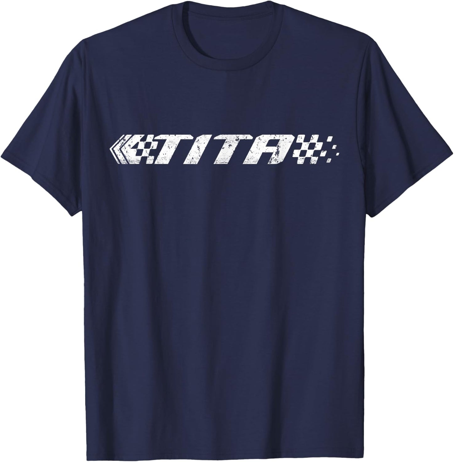 Racing Birthday Matching Family Race Car Pit Crew Tita T-Shirt - T-Shirt | Navy