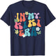 Retro Groovy In My Kiki Era Happy Mother's Day T-Shirt - T-Shirt | Navy