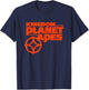 Kingdom of the Planet of the Apes Bold Title Red Text Logo T-Shirt - T-Shirt | Navy