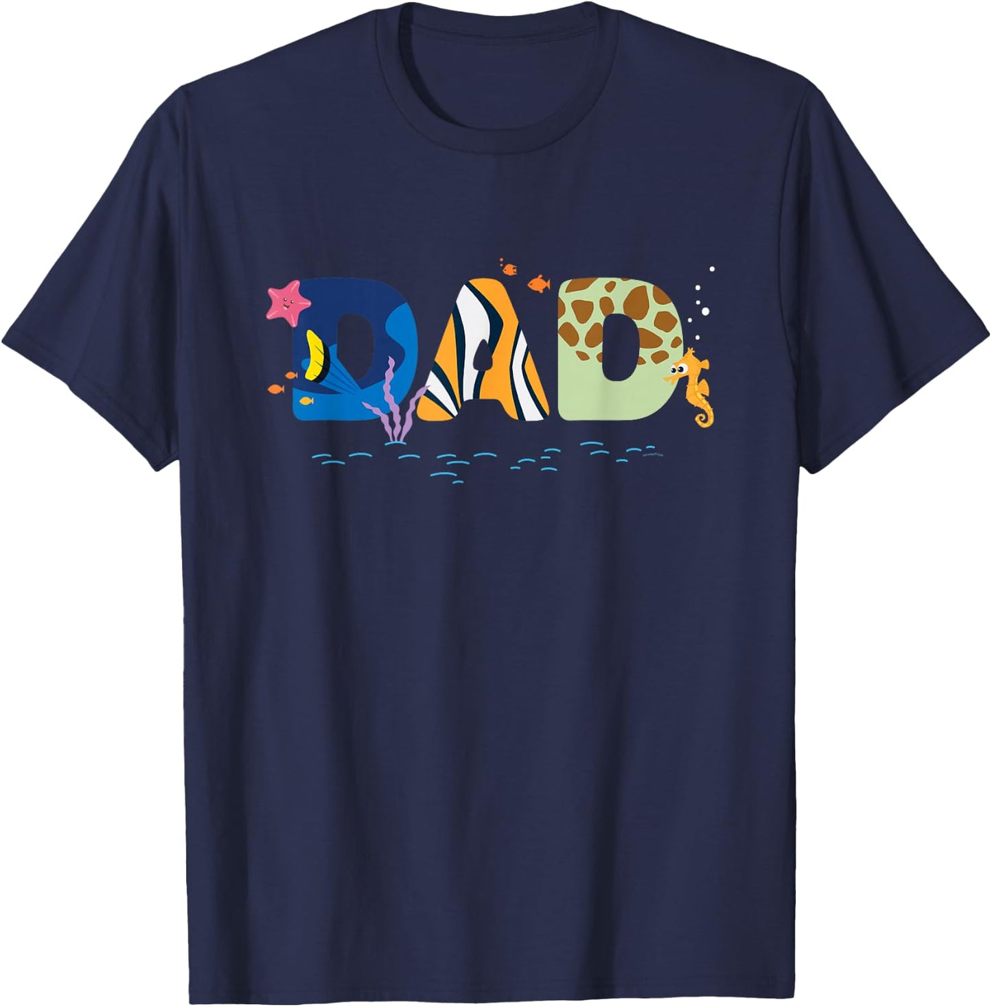Disney and Pixar’s Finding Nemo Dad Father’s Day Birthday T-Shirt - T-Shirt | Navy