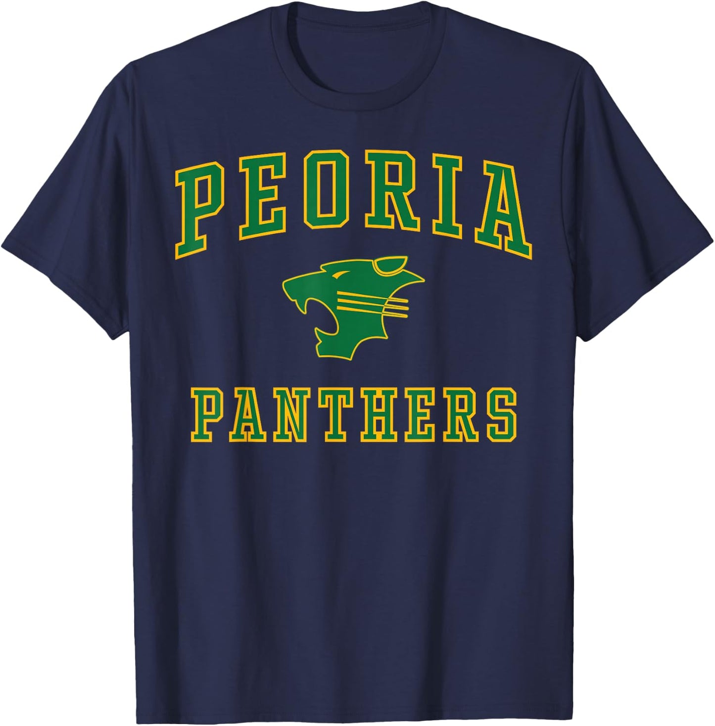 Peoria High School Panthers C1 T-Shirt - T-Shirt | Navy